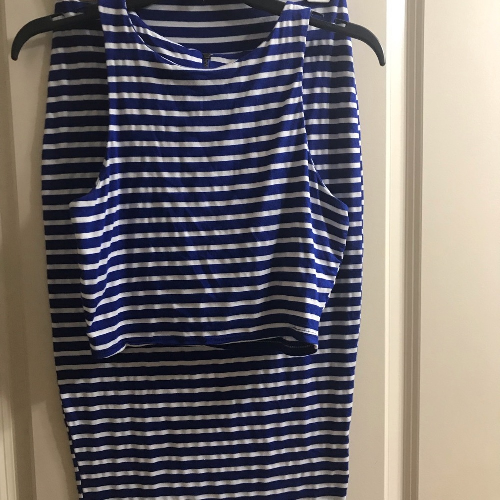 Gianni Bini crop top/skirt set.